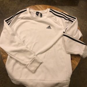 adidas large sweatshirt size L color white.